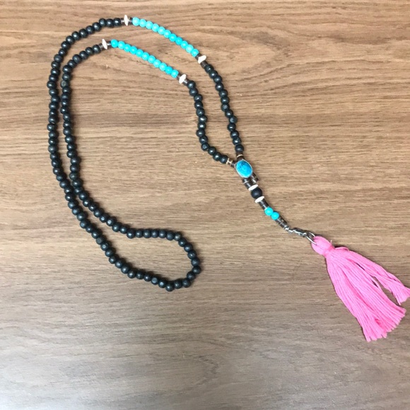 Jewelry - Beaded necklace with tassel